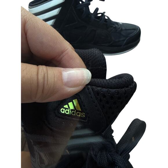 Adidas Crazy Shadow J Black Size 3.5 High Top Shoes - Picture 7 of 8